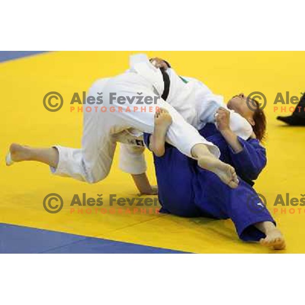 Nina Milosevic of Slovenia at European Cup Seniors "Celje Open" Judo tournament in Zlatorog Hall, Celje, Slovenia on June 16, 2012 