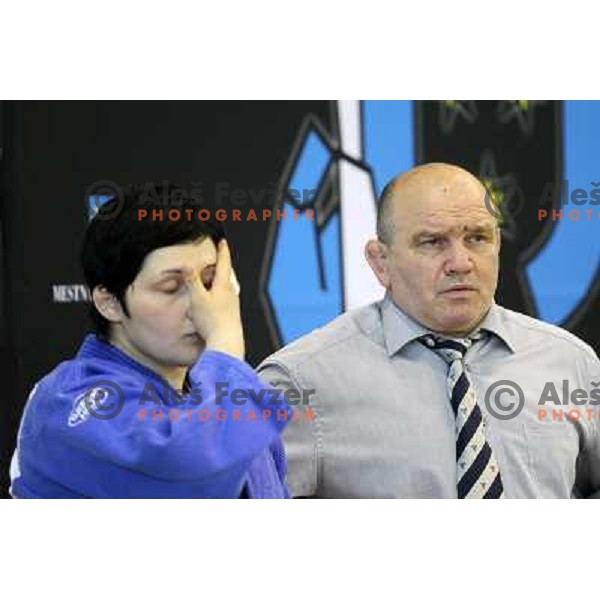 Marjan Fabjan , coach of Slovenia at European Cup Seniors "Celje Open" Judo tournament in Zlatorog Hall, Celje, Slovenia on June 16, 2012 