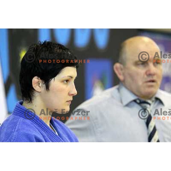 Lucija Polavder of Slovenia at European Cup Seniors "Celje Open" Judo tournament in Zlatorog Hall, Celje, Slovenia on June 16, 2012 
