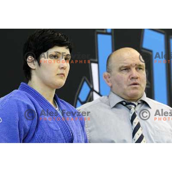 Lucija Polavder of Slovenia at European Cup Seniors "Celje Open" Judo tournament in Zlatorog Hall, Celje, Slovenia on June 16, 2012 