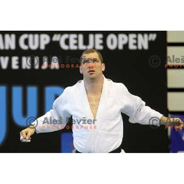 Matjaz Ceraj of Slovenia at European Cup Seniors "Celje Open" Judo tournament in Zlatorog Hall, Celje, Slovenia on June 16, 2012 