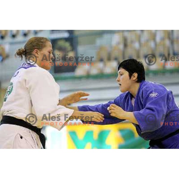 Lucija Polavder of Slovenia at European Cup Seniors "Celje Open" Judo tournament in Zlatorog Hall, Celje, Slovenia on June 16, 2012 
