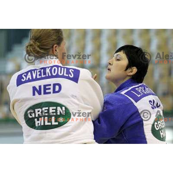 Lucija Polavder of Slovenia at European Cup Seniors "Celje Open" Judo tournament in Zlatorog Hall, Celje, Slovenia on June 16, 2012 