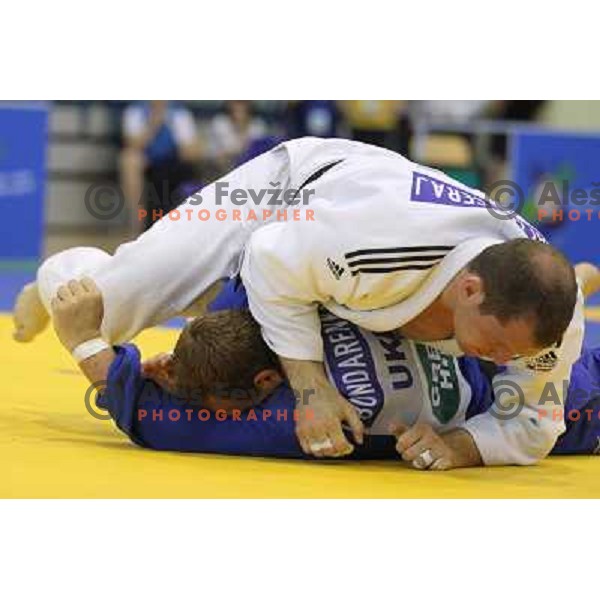 Matjaz Ceraj of Slovenia at European Cup Seniors "Celje Open" Judo tournament in Zlatorog Hall, Celje, Slovenia on June 16, 2012 