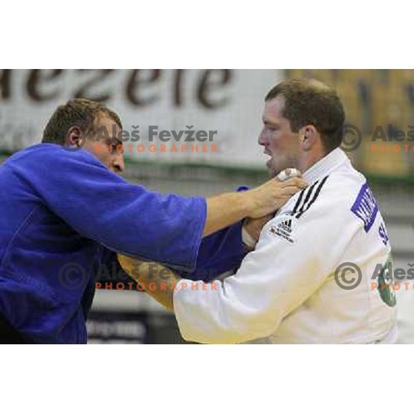 Matjaz Ceraj of Slovenia at European Cup Seniors "Celje Open" Judo tournament in Zlatorog Hall, Celje, Slovenia on June 16, 2012 