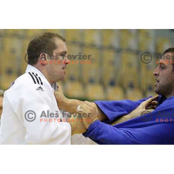Matjaz Ceraj of Slovenia at European Cup Seniors "Celje Open" Judo tournament in Zlatorog Hall, Celje, Slovenia on June 16, 2012 