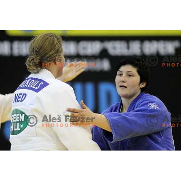 Lucija Polavder of Slovenia at European Cup Seniors "Celje Open" Judo tournament in Zlatorog Hall, Celje, Slovenia on June 16, 2012 