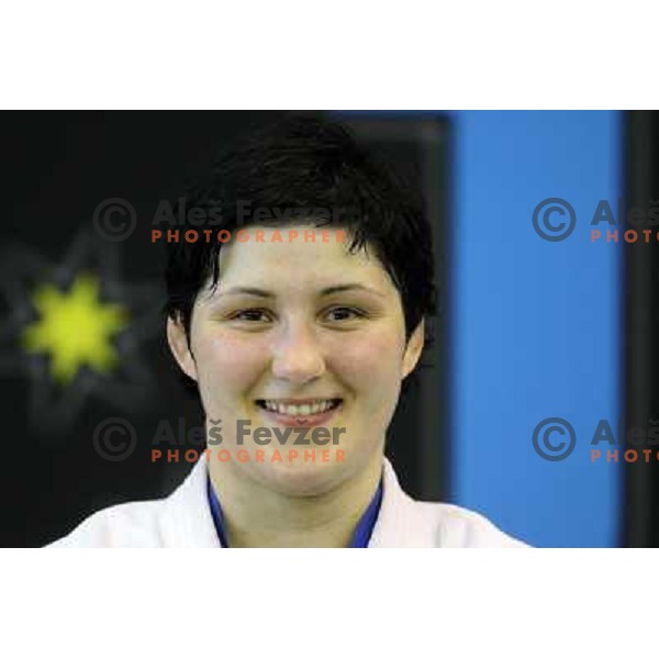 Lucija Polavder of Slovenia at European Cup Seniors "Celje Open" Judo tournament in Zlatorog Hall, Celje, Slovenia on June 16, 2012 