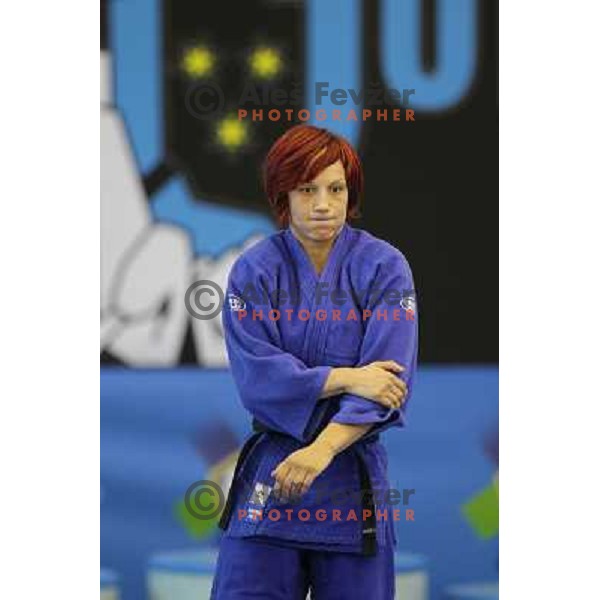 Vesna Dzukic of Slovenia at European Cup Seniors "Celje Open" Judo tournament in Zlatorog Hall, Celje, Slovenia on June 16, 2012 