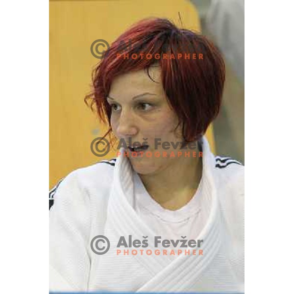 Vesna Dzukic of Slovenia at European Cup Seniors "Celje Open" Judo tournament in Zlatorog Hall, Celje, Slovenia on June 16, 2012 