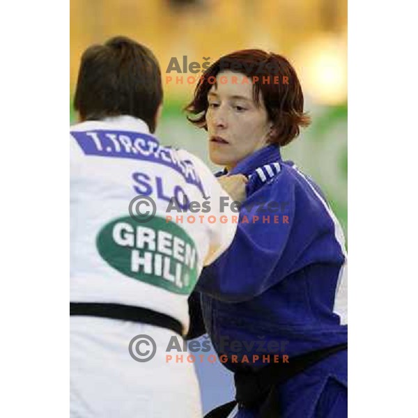 Nina Milosevic of Slovenia at European Cup Seniors "Celje Open" Judo tournament in Zlatorog Hall, Celje, Slovenia on June 16, 2012 