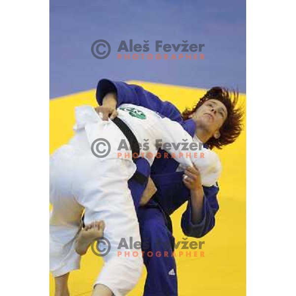 Nina Milosevic of Slovenia at European Cup Seniors "Celje Open" Judo tournament in Zlatorog Hall, Celje, Slovenia on June 16, 2012 