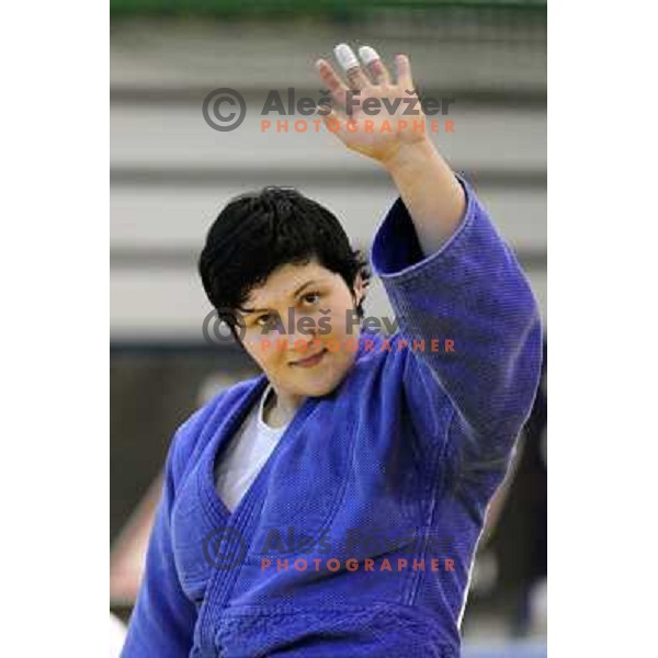 Lucija Polavder of Slovenia at European Cup Seniors "Celje Open" Judo tournament in Zlatorog Hall, Celje, Slovenia on June 16, 2012 