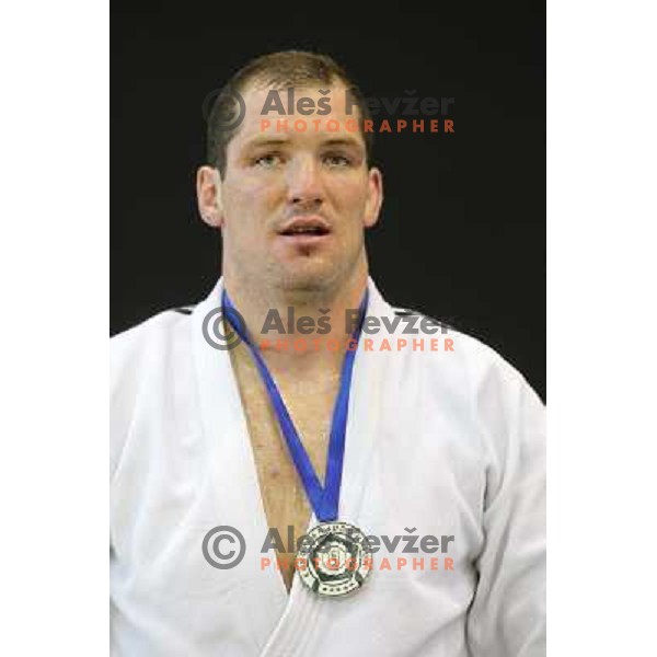 Matjaz Ceraj of Slovenia at European Cup Seniors "Celje Open" Judo tournament in Zlatorog Hall, Celje, Slovenia on June 16, 2012 