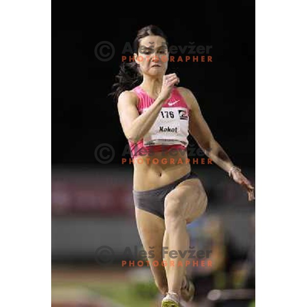 Nina Kokot of Slovenia at 17.International Athletic Meeting in Velenje, Slovenia on June 14, 2012 
