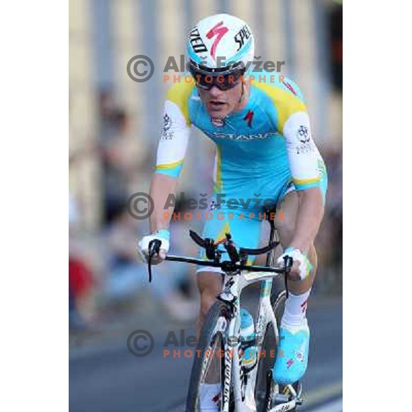 Kevin Seeldraeyers of Belgium at 19.Tour de Slovenie ( Dirka po Sloveniji) in Ljubljana on June 17, 2012 