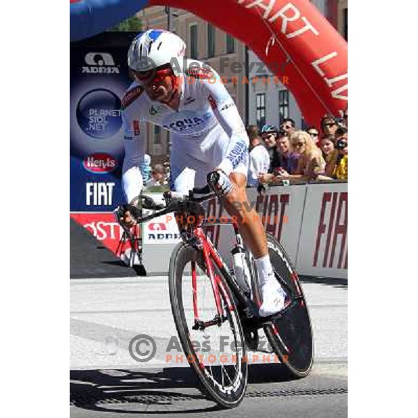 Danilo Di Luca of Italy at 19.Tour de Slovenie ( Dirka po Sloveniji) in Ljubljana on June 17, 2012 
