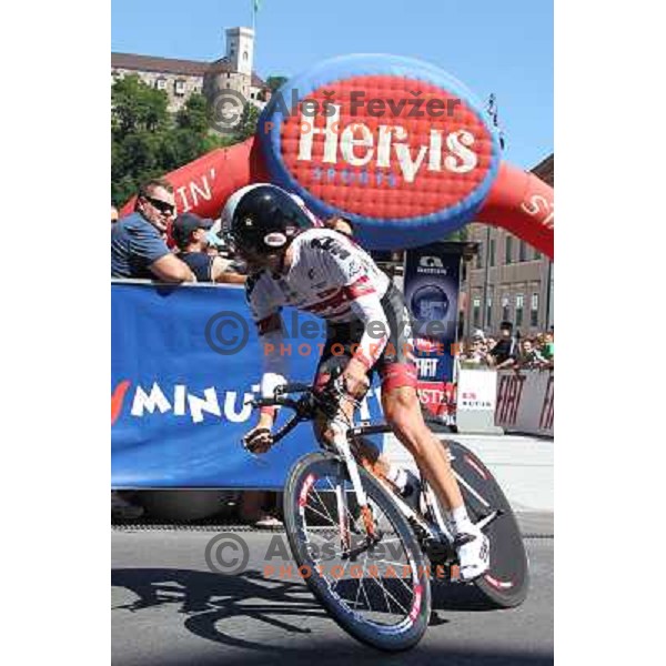 Jure Golcer of Slovenia at 19.Tour de Slovenie ( Dirka po Sloveniji) in Ljubljana on June 17, 2012 