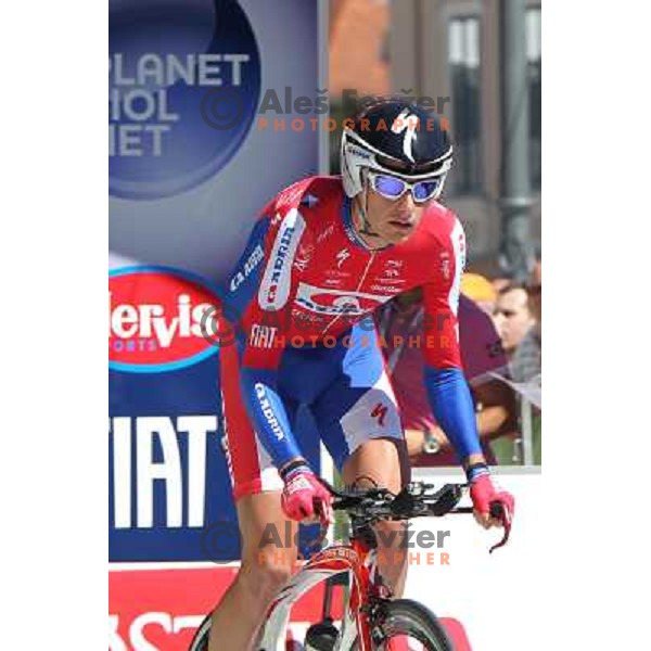 Tomaz Nose of Slovenia at 19.Tour de Slovenie ( Dirka po Sloveniji) in Ljubljana on June 17, 2012 