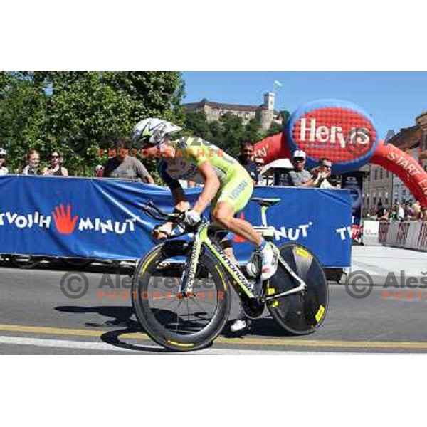 Dominik Nerz of Germany at 19.Tour de Slovenie ( Dirka po Sloveniji) in Ljubljana on June 17, 2012 