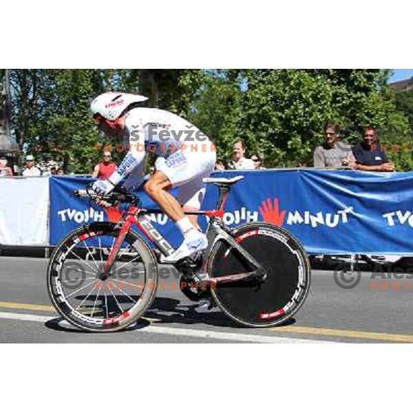 Danilo Di Luca of Italy at 19.Tour de Slovenie ( Dirka po Sloveniji) in Ljubljana on June 17, 2012 