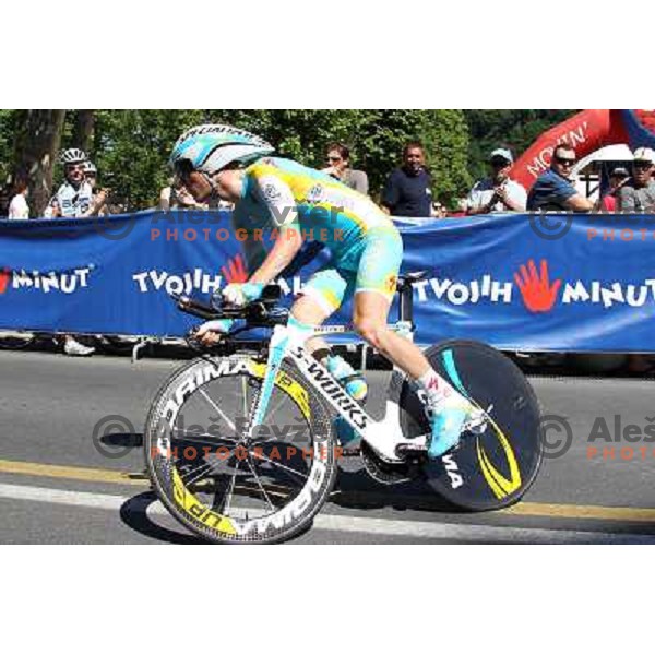 Kevin Seeldraeyers of Belgium at 19.Tour de Slovenie ( Dirka po Sloveniji) in Ljubljana on June 17, 2012 