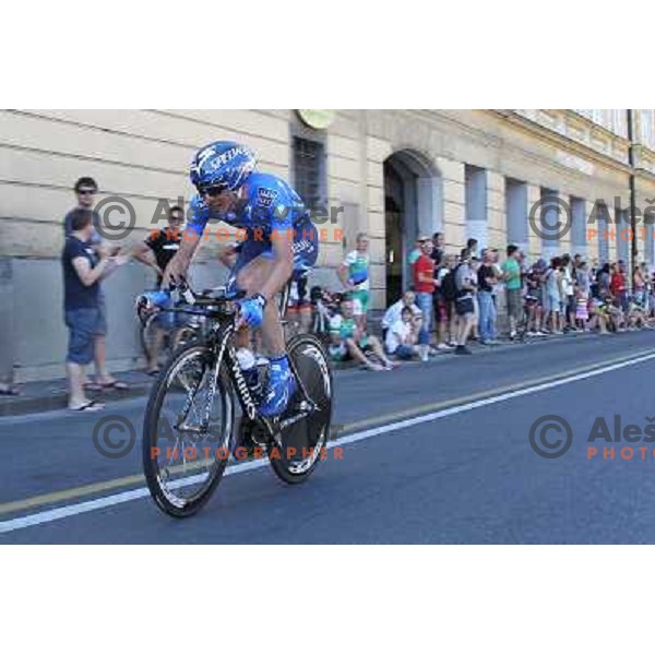 Bruno Pires of Portugal at 19.Tour de Slovenie ( Dirka po Sloveniji) in Ljubljana on June 17, 2012 