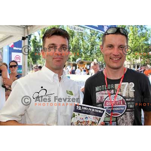 Ales Kalan, Boris Premuzic at 19.Tour de Slovenie ( Dirka po Sloveniji) in Ljubljana on June 17, 2012 