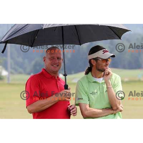 Marko Stirn and Dan Vikas at Diners golf & country club championship in Smlednik, Slovenia on June 26, 2012 