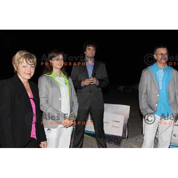 Gala night of Slovenian Olympic Committee and official public presentation of Slovenia Olympic team for London 2012 Summer Olympic Games at Ljubljana castle, Slovenia on July 6, 2012 