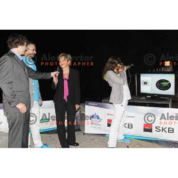Gala night of Slovenian Olympic Committee and official public presentation of Slovenia Olympic team for London 2012 Summer Olympic Games at Ljubljana castle, Slovenia on July 6, 2012 