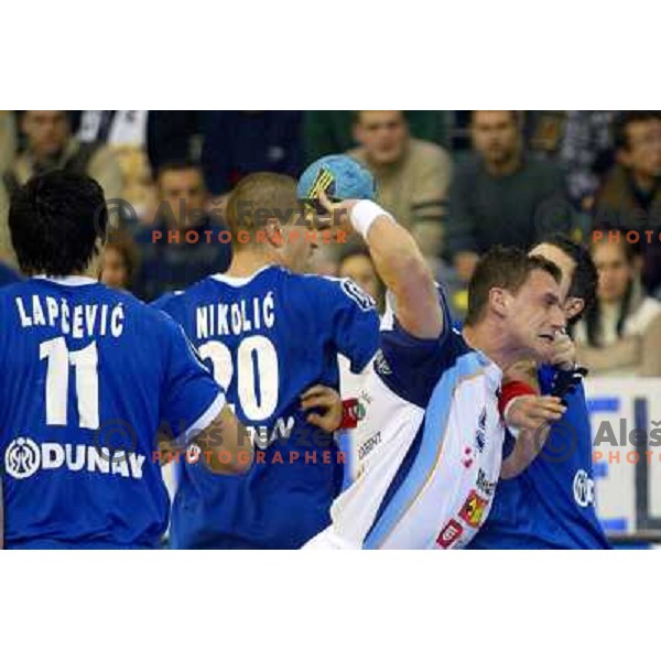 Zoran Jovicic during handball match between Slovenia and Serbia & Montenegro at European Championship in Tivoli Hall, Ljubljana, Slovenia on January 27, 2004