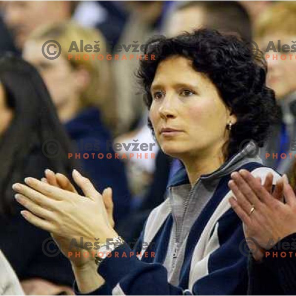 Simona Sturm during handball match between Slovenia and Serbia & Montenegro at European Championship in Tivoli Hall, Ljubljana, Slovenia on January 27, 2004