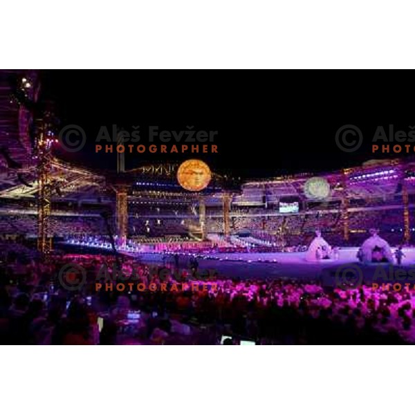 Opening ceremony of 2006 Winter Olumpic games in Torino, Italy on Febraury 11, 2006