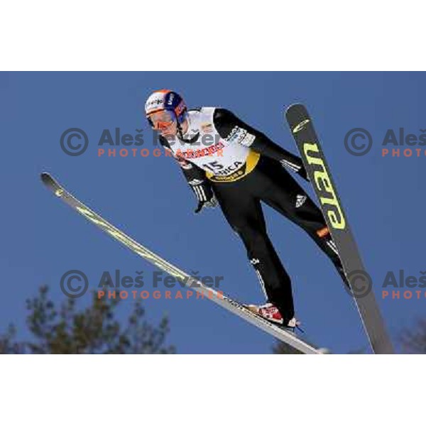Robert Kranjec flying in Planica 2006