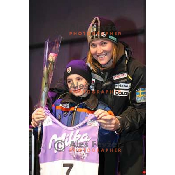 Therese Borssen at draw of starting numbers for 43.Golden Fox Trophy- FIS World Cup slalom Women in Kranjska Gora, Slovenia on 07.01.2007 photo by Ales Fevzer