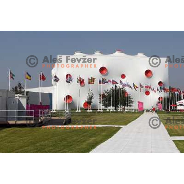 shooting complex of The Royal Artillery Barracks during London 2012 Summer Olympic Games in London, Great Britain on July 26, 2012 