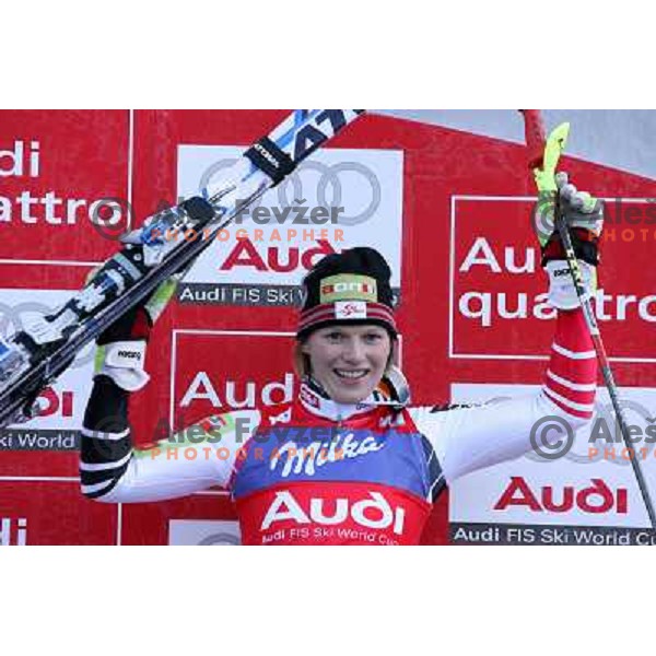 Marlies Schild winner of slalom at 43.Golden Fox Trophy- FIS World Cup Women race in Kranjska Gora, Slovenia on 07.01.2007 photo by Ales Fevzer