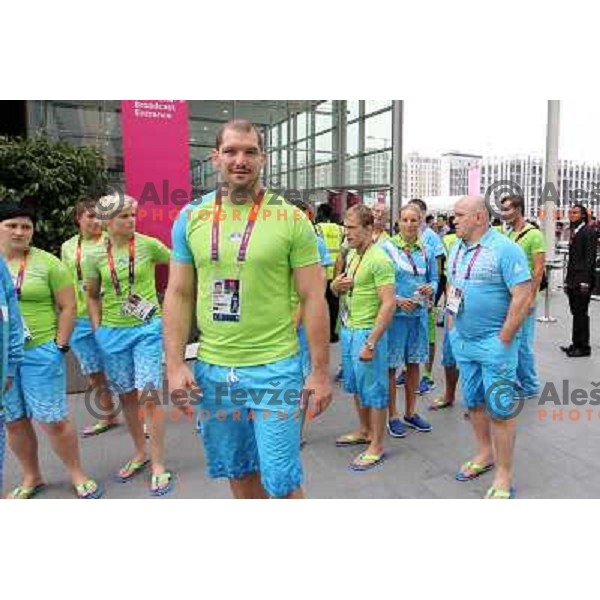 Matjaz Ceraj of Slovenia judo team during London 2012 Summer Olympic Games, Great Britain on July 27, 2012 