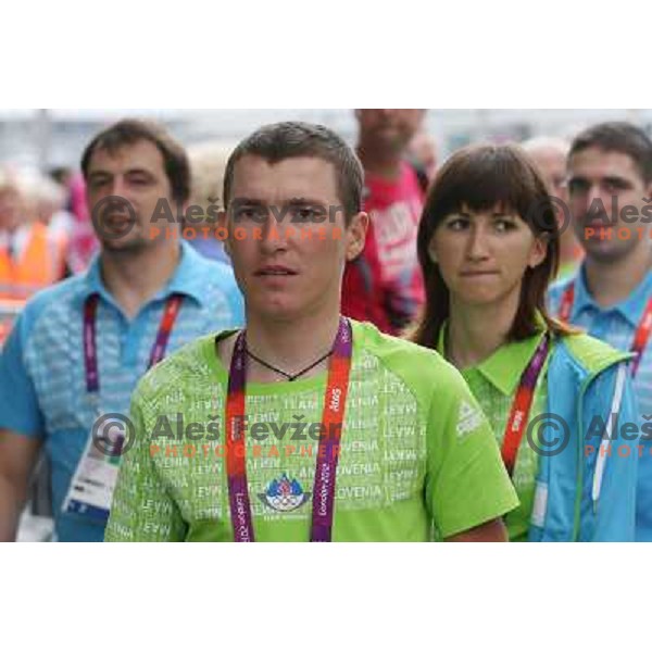 Jani Brajkovic of Slovenia cycling team during London 2012 Summer Olympic Games, Great Britain on July 27, 2012 