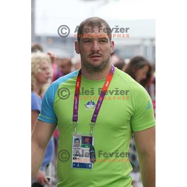 Matjaz Ceraj of Slovenia judo team during London 2012 Summer Olympic Games, Great Britain on July 27, 2012 