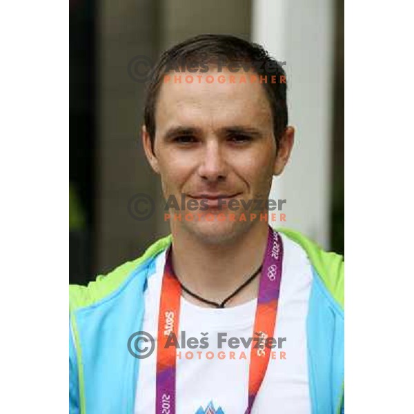 Borut Bozic of Slovenia cycling team during London 2012 Summer Olympic Games, Great Britain on July 27, 2012 