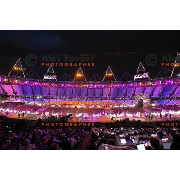 Opening Ceremony of London 2012 Summer Olympic Games, Great Britain on July 27, 2012 