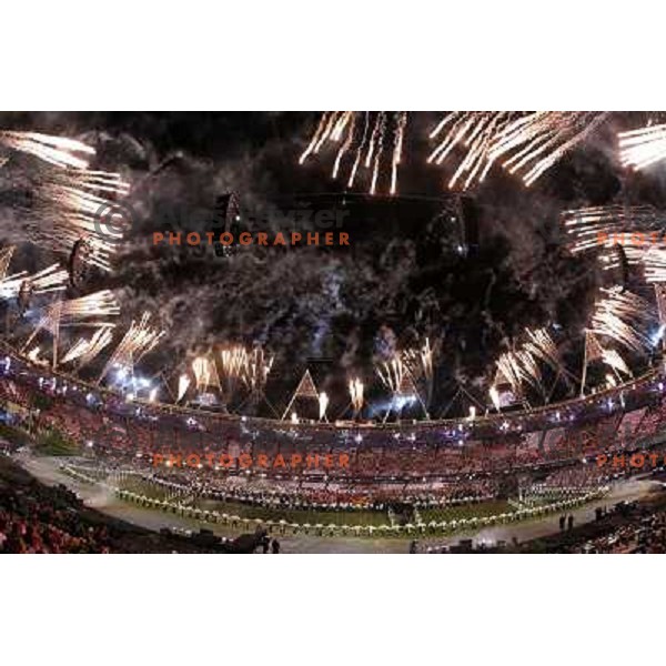 Opening Ceremony of London 2012 Summer Olympic Games, Great Britain on July 27, 2012 