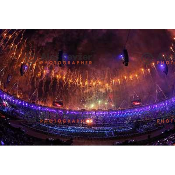 Opening Ceremony of London 2012 Summer Olympic Games, Great Britain on July 27, 2012 