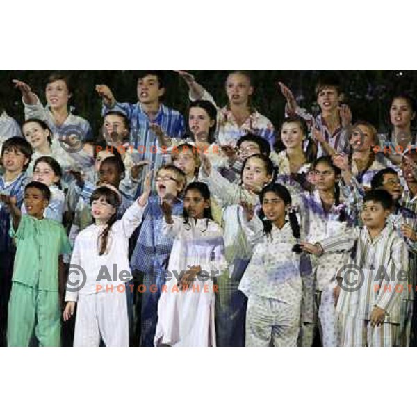 Opening Ceremony of London 2012 Summer Olympic Games, Great Britain on July 27, 2012 