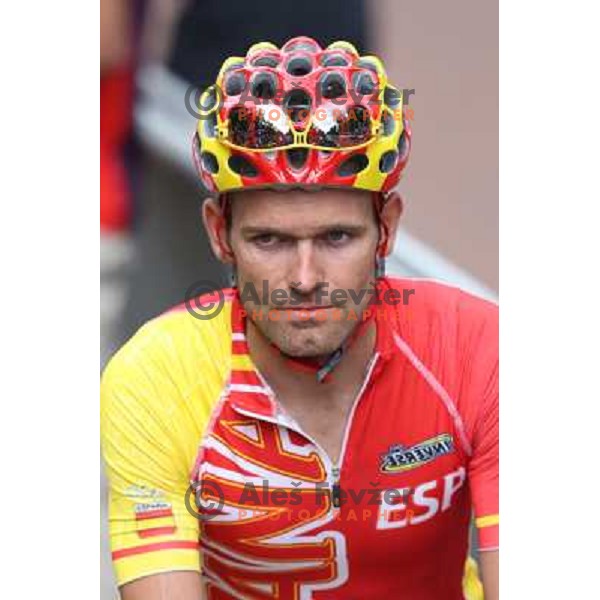 Ventoso (ESP) at the men\'s Cycling road race 249.5 km during London 2012 Summer Olympic Games, Great Britain on July 28, 2012 