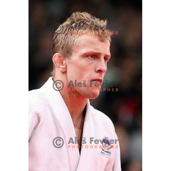 Rok Draksic of Slovenia during men\'s judo tournament at London 2012 Summer Olympic games, Great Britain on July 29, 2012 