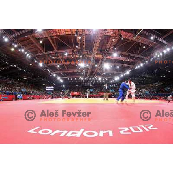 judo tournament in Excel exhibition centre during London 2012 Summer Olympic Games, Great Britain on July 29, 2012 