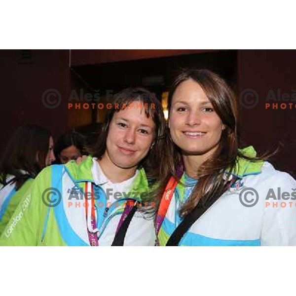 Sara Isakovic in Slovenia pub in Camden during London 2012 Summer Olympic games, Great Britain on 2nd of August 2012 
